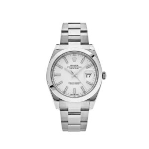 Datejust 41 126300 Stainless Steel White Dial Oyster