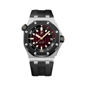 Royal Oak Offshore Diver 15720CN.OO.A002CA.02 Smoked Red Dial White Gold