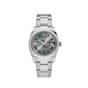 Datejust 36 126200 'Wimbledon' Stainless Steel Slate Dial