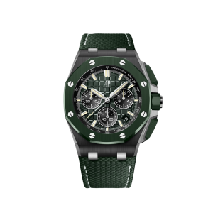 Royal Oak Offshore 26420CE.OO.A063VE.01 Selfwinding Chronograph Black and Green Ceramic (2025)