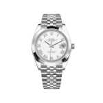 Datejust 41 126300 Stainless Steel White Roman Dial Jubilee