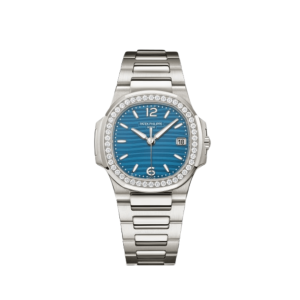Nautilus 7010/1G-013 'Ladies' White Gold Blue Dial Diamond Bezel (2025)