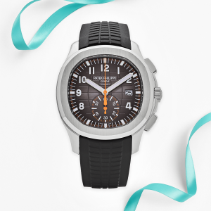 Aquanaut Chronograph 5968A-001 'Tiffany & Co.' Stainless Steel Black Dial (2023)