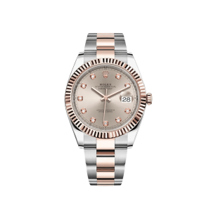 Datejust 41 126331 Rose Gold Stainless Steel Sundust Diamond Dial (2022)