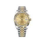 Datejust 41 126333 Yellow Gold Stainless Steel Champagne Dial Jubilee