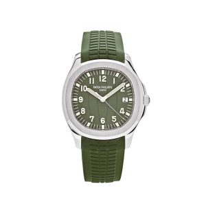 Aquanaut 5168G-010 'Jumbo' White Gold Khaki Green (2023)