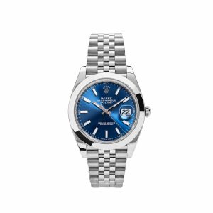 Datejust 41 126300 Stainless Steel Blue Dial Jubilee
