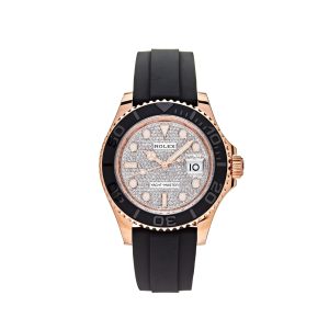 Yacht-Master 40 126655 Rose Gold Pave Diamond Dial (2023)