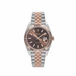 Datejust 41 126331 Two-Toned Rose Gold Stainless Steel Brown Dial (2023)