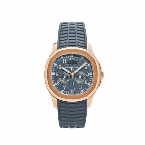 Aquanaut Luce 5261R-001 Annual Calendar Moon Phases Rose Gold Blue-Gray Dial (2023)