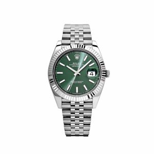 Datejust 41 126334 Stainless Steel Green Dial Jubilee (2024)