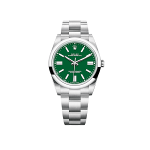 Oyster Perpetual 41 124300 Stainless Steel Green Dial