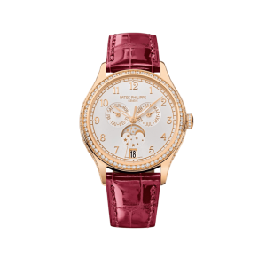 Complications 4947R-001 Annual Calendar Moon Phases Rose Gold Diamond Bezel White Dial (2024)