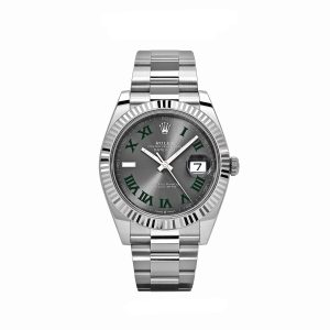 Datejust 41 126334 'Wimbledon' Stainless Steel Slate Dial Oyster (2024)