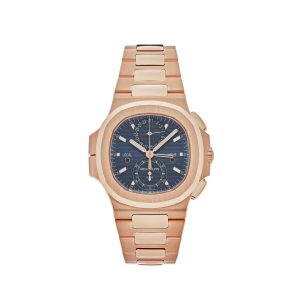 Nautilus 5990/1R-001 Travel Time Flyback Chronograph Rose Gold Blue Dial (2025)