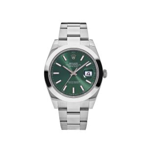 Datejust 41 126300 Stainless Steel Green Dial Oyster (2025)