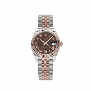 Datejust 31 278271 'Ladies' Rose Gold Stainless Steel Roman Chocolate Dial Jubilee (2024)