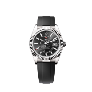 Sky-Dweller 336239 White Gold Black Dial Oysterflex (2025)