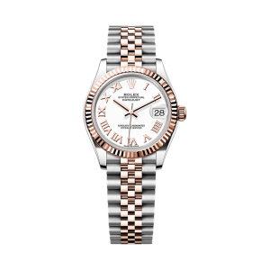Datejust 31 278271 'Ladies' Stainless Steel Rose Gold White Roman Numerals Dial (2025)