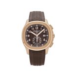 Aquanaut 5968R-001 Chronograph Rose Gold Brown Dial (2023)