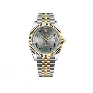 Datejust 41 126333 'Wimbledon' Yellow Gold Stainless Steel Slate Jubilee (2025)